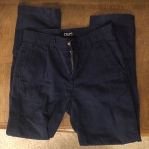 Boys’ Chaps Navy Khakis